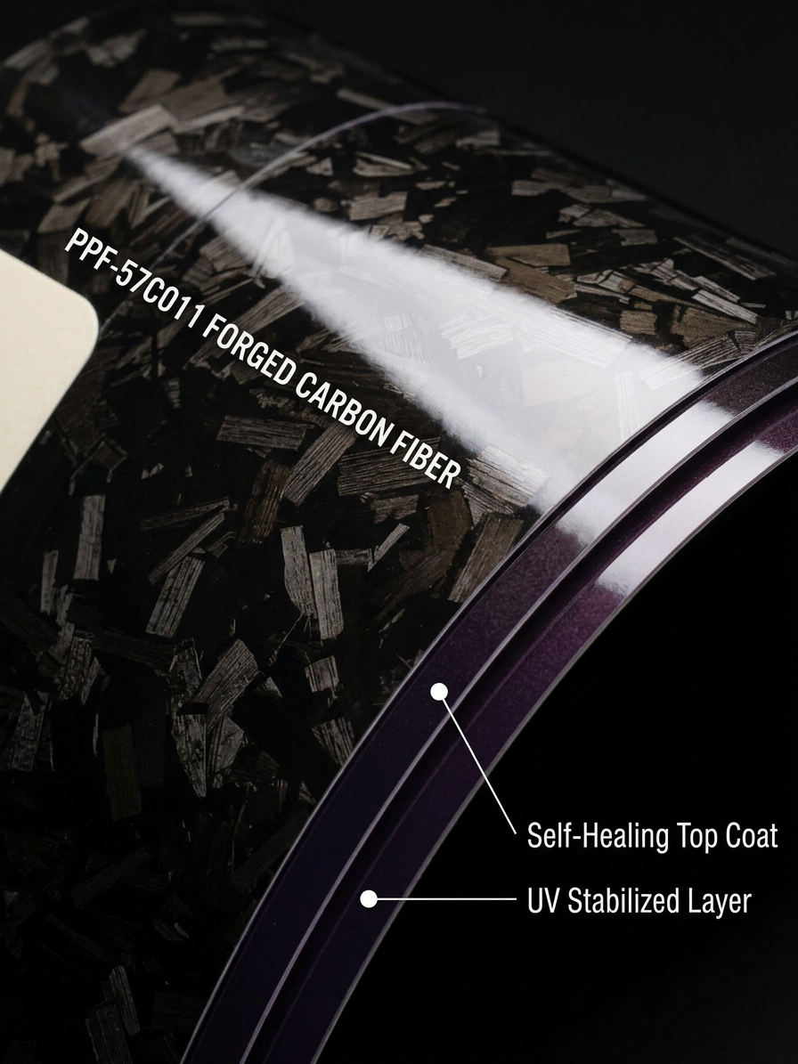 Cyber Skin Shield – Forged Carbon Fiber Premium Color Paint Protection Film