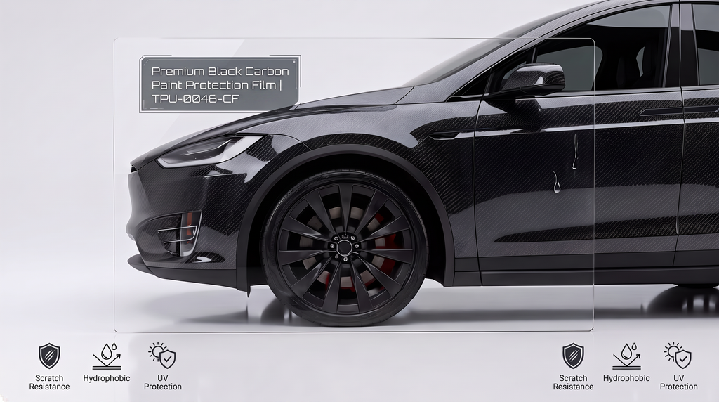 CYBERSKIN SHIELD | EG FILM - Premium Black Carbon Paint Protection Film (TPU-0046-CF) - EG FILM & CyberSkin Shield