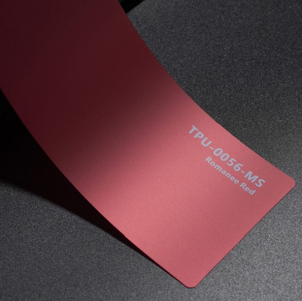 CYBERSKIN SHIELD by EG FILM | Romanee Red Color Paint Protection Film (Model: TPU-0056-MS) - EG FILM & CyberSkin Shield