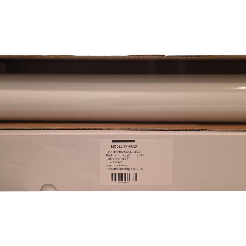 EG FILM 5ft x 10ft clear matte TPU paint protection film vinyl wrap with scratch-resistant surface and protective finish.