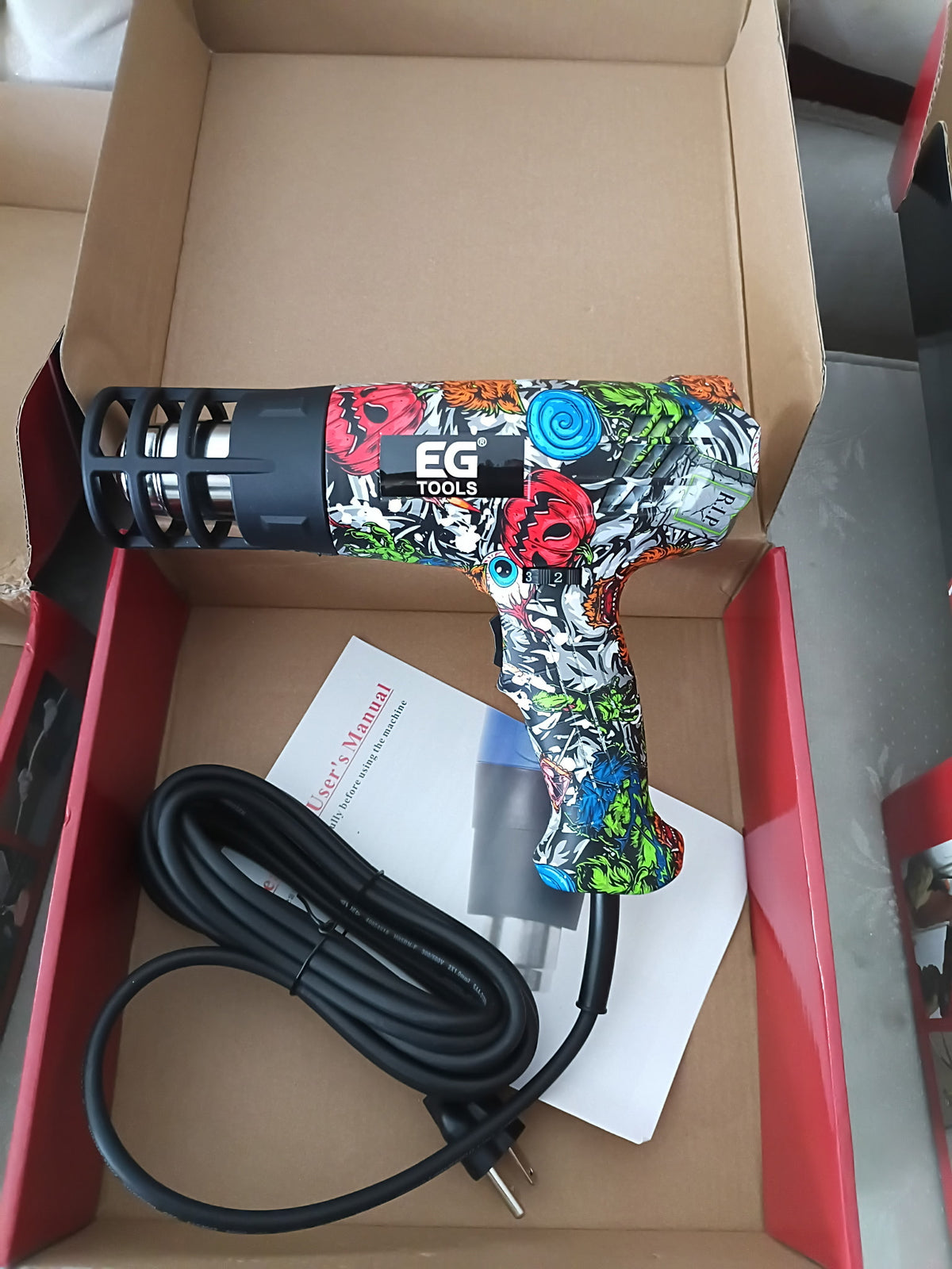 EG Tools Professional 2000W Digital Heat Gun – Tactical Camo Edition (Vinyl Wrap & PPF)