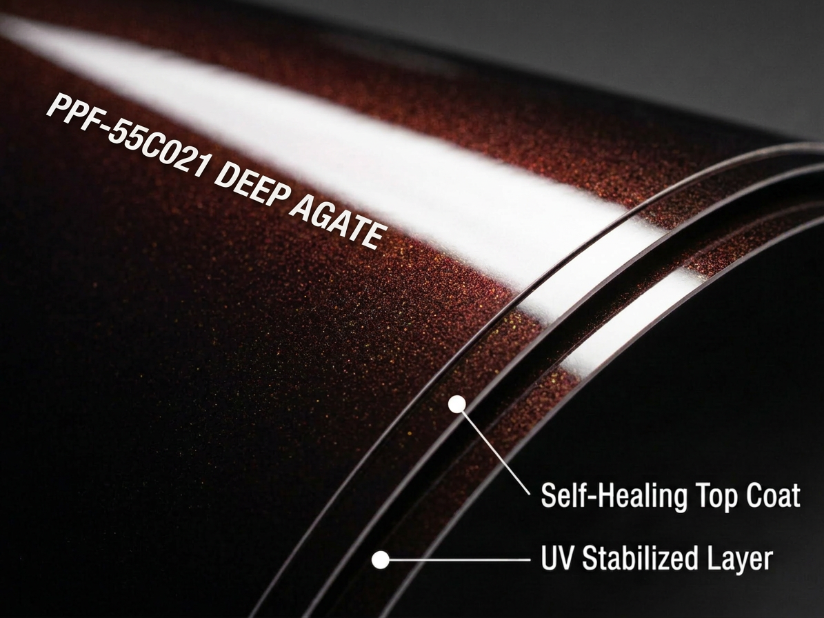 Cyber Skin Shield – Deep Agate Premium Color Paint Protection Film