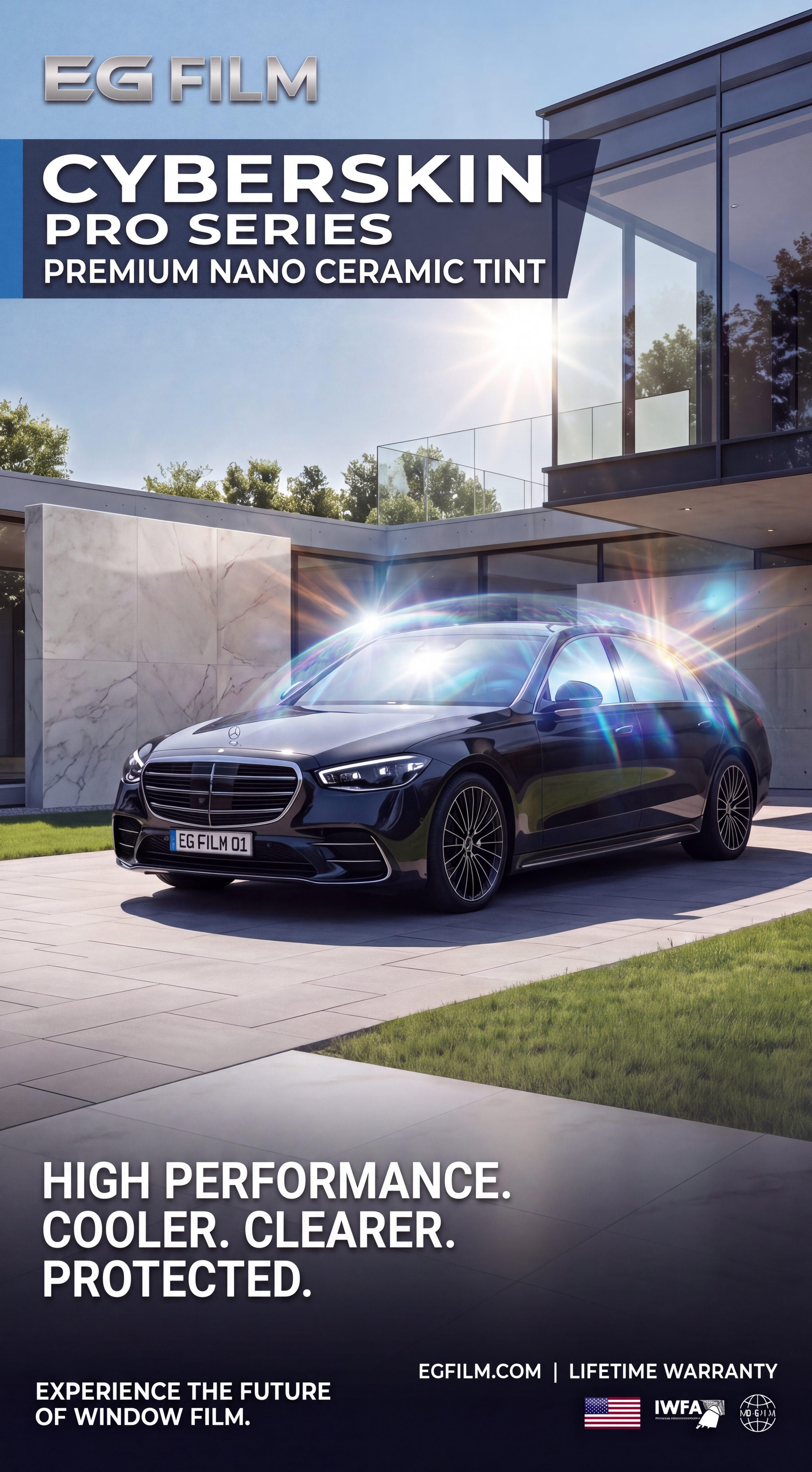 CyberSkin Pro Series Nano Ceramic Window Film X3