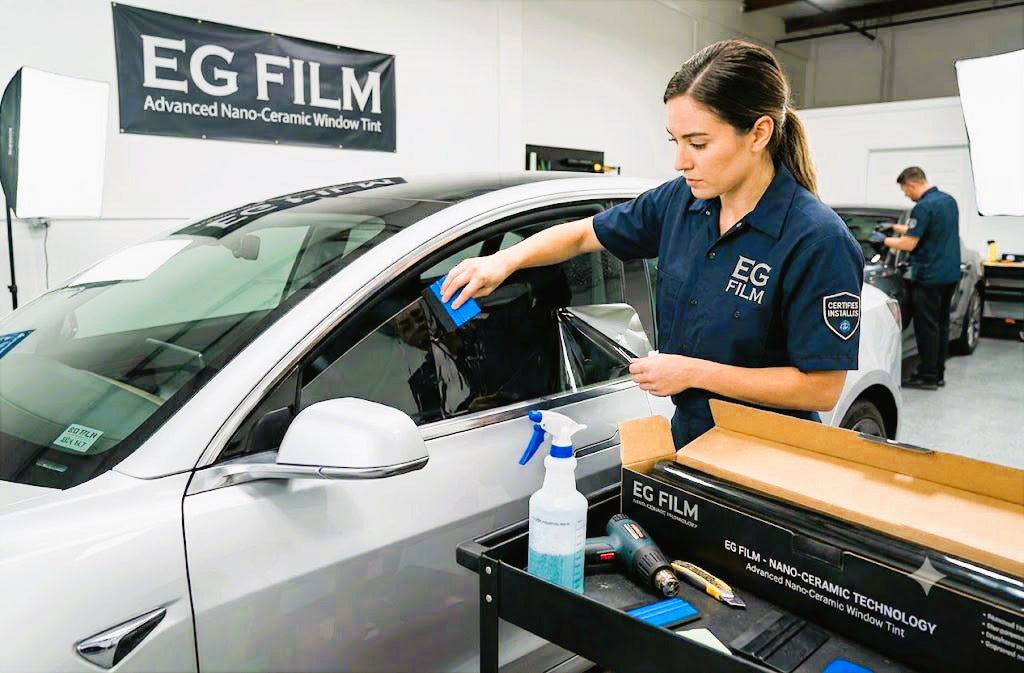 : EG FILM X9 Series UHD Nano Ceramic Window Film | 99% Heat Rejection | 10-Year Warranty
