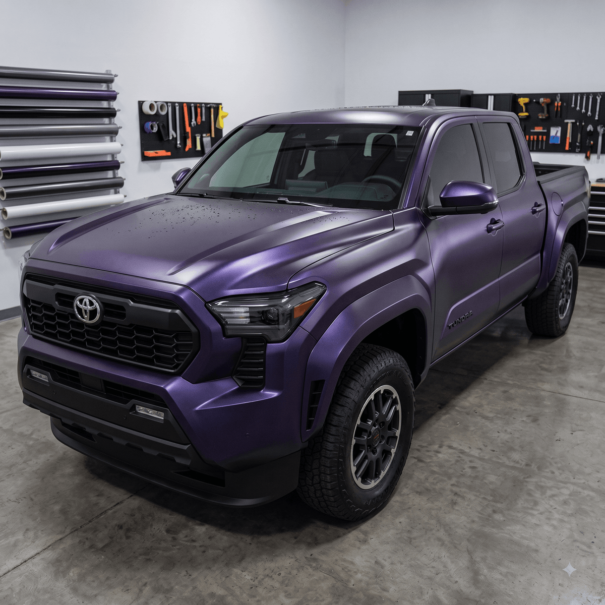 CYBERSKIN Shield by EG Film | Matte Metallic Midnight Purple Color PPF | 8.5 Mil Self-Healing TPU Film