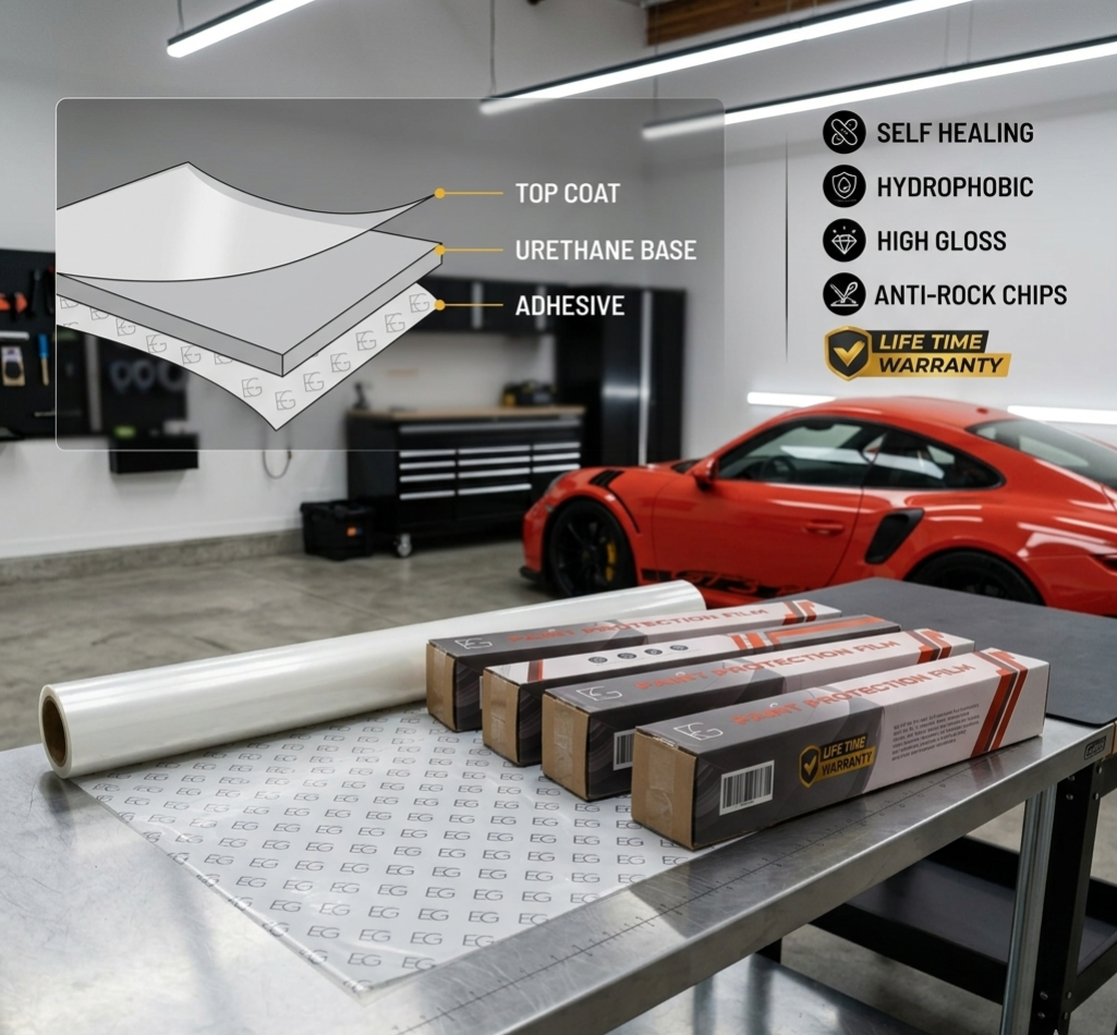 EG Film BR-8 Series | Professional Grade Clear TPU Paint Protection Film