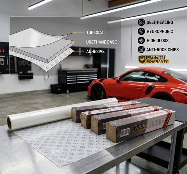 KS-SM Series Professional Clear TPU Paint Protection Film