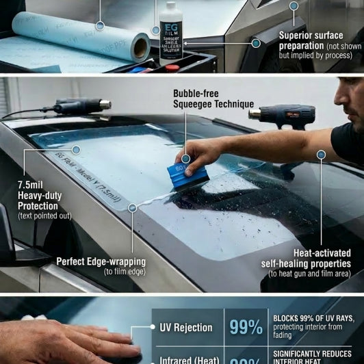 TITAN GLASS GUARD:ULTRA DUTY | 7.5mil PPF | VLT 71% | UVR 98% | IRR 95%