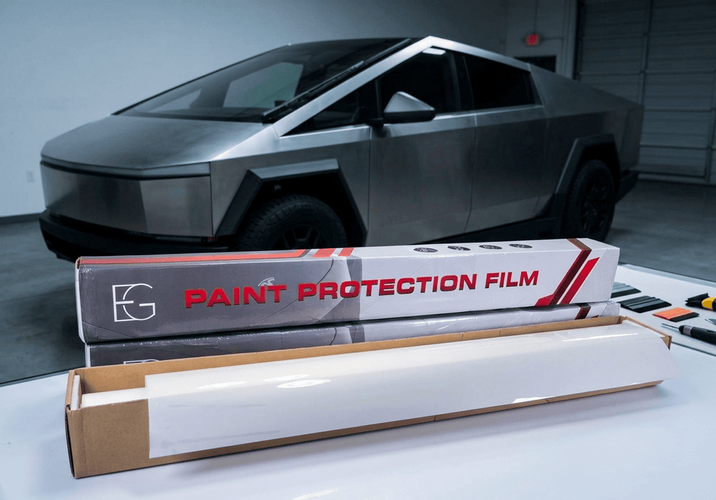 CyberSkin Shield TPU-U2 premium paint protection film, 8mil thick, 60x50 inches, designed to protect vehicle paint from damage.