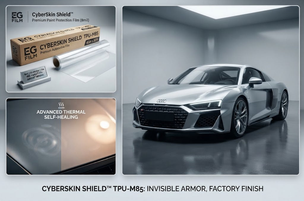 CYBERSKIN SHIELD TPU-M85 Premium Paint Protection Film (PPF) - 8mil,