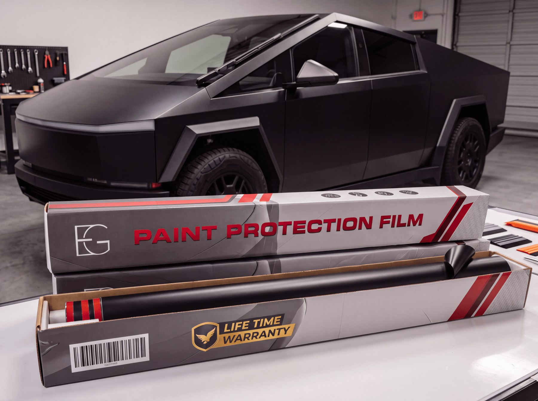 EG FILM COLOR PPF MATTE BLACK TPU ROLLSIZE 60" X 15"FT - EG FILM & CyberSkin ShieldEG FILM COLOR PPF MATTE BLACK TPU ROLLSIZE 60" X 15"FTEG FILMEG FILM & CyberSkin ShieldEB-306874229685
