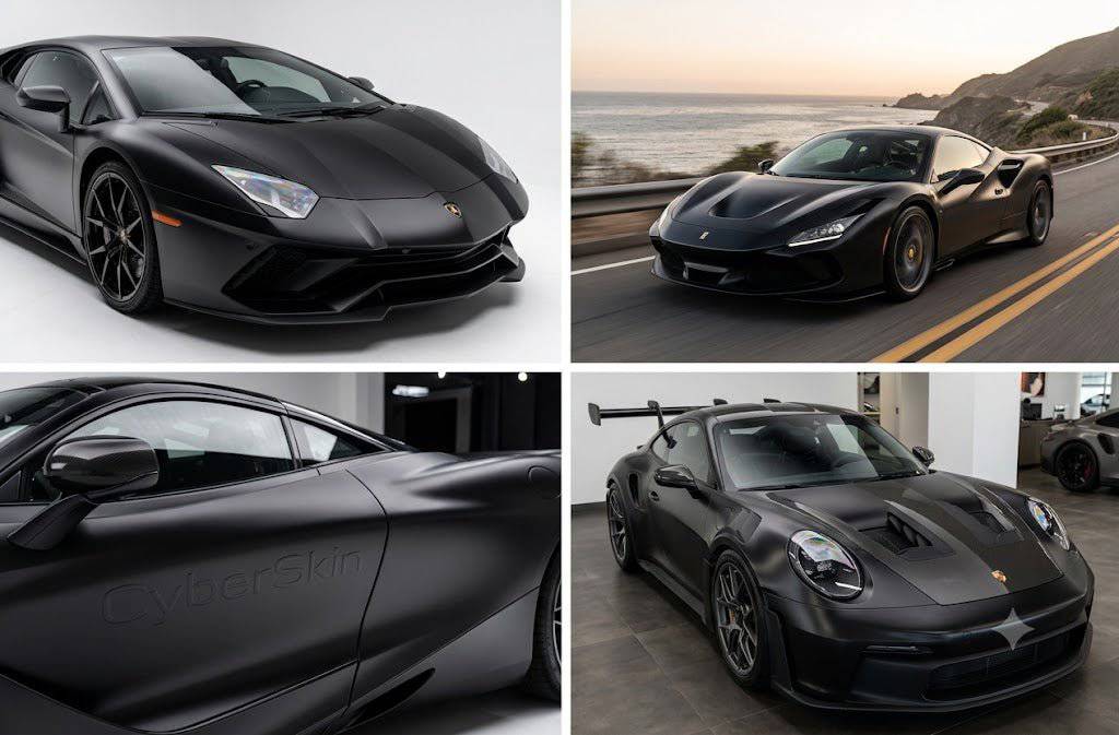 CyberSkin Volcanic Ash matte TPU protection film, 60x5 ft, for color PPF car protection with durable, matte finish.