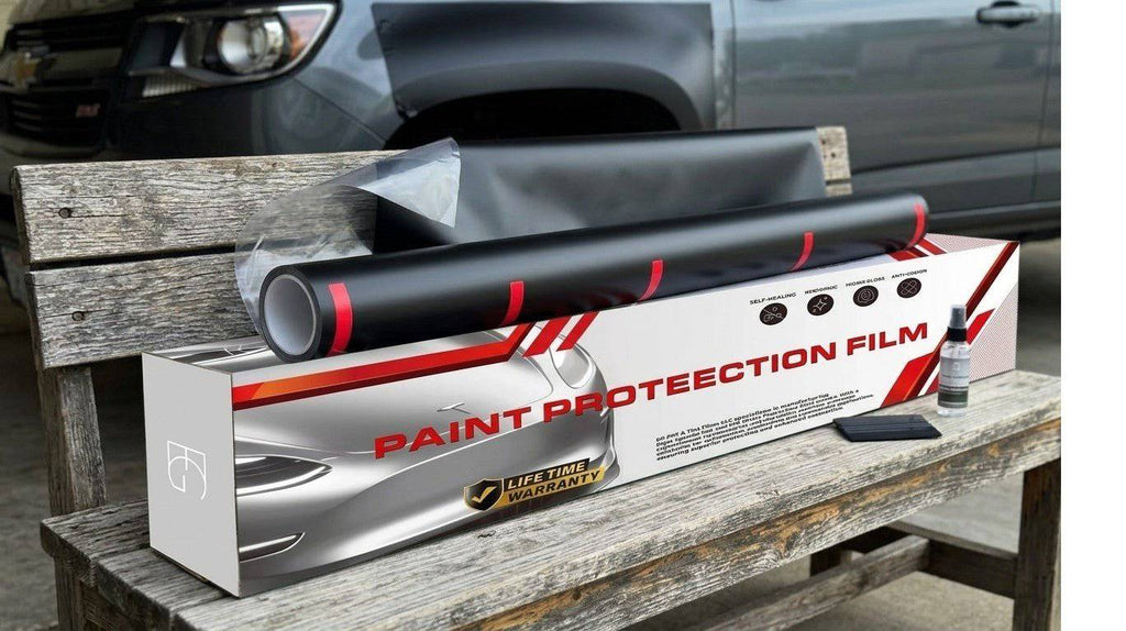 CyberSkin Volcanic Ash Matte TPU protection film in 60x5 ft roll, designed for durable color protection on devices.