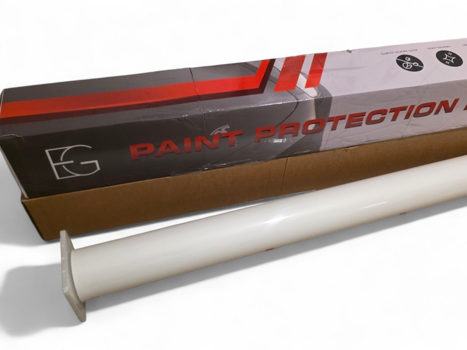 EG FILM Paint Protection Film (PPF) roll, 60" x 50ft, with anti-yellowing features, designed for vehicle paint protection.