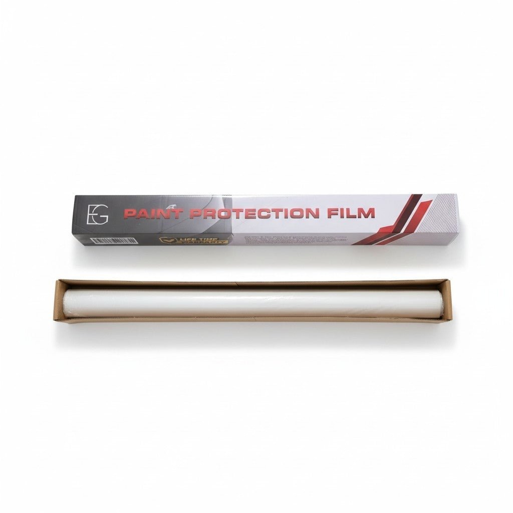 EG FILM Paint Protection Film roll, 60x50 feet, clear bra PPF for vehicle paint protection, 6.5 mil thickness, high-quality film.