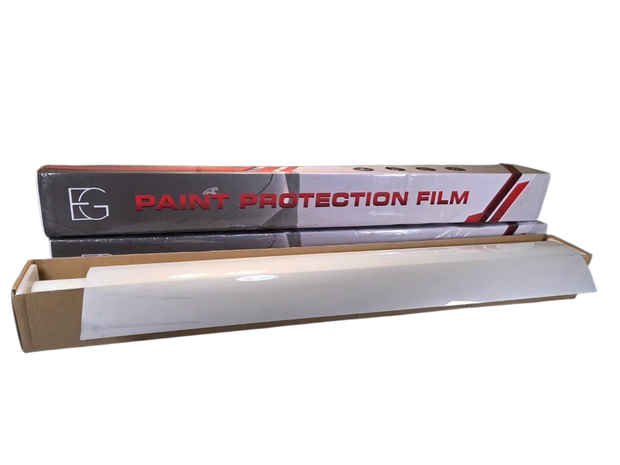 EG FILM KS-SM Series clear TPU paint protection film roll, 65mil thickness, designed for automotive paint protection.