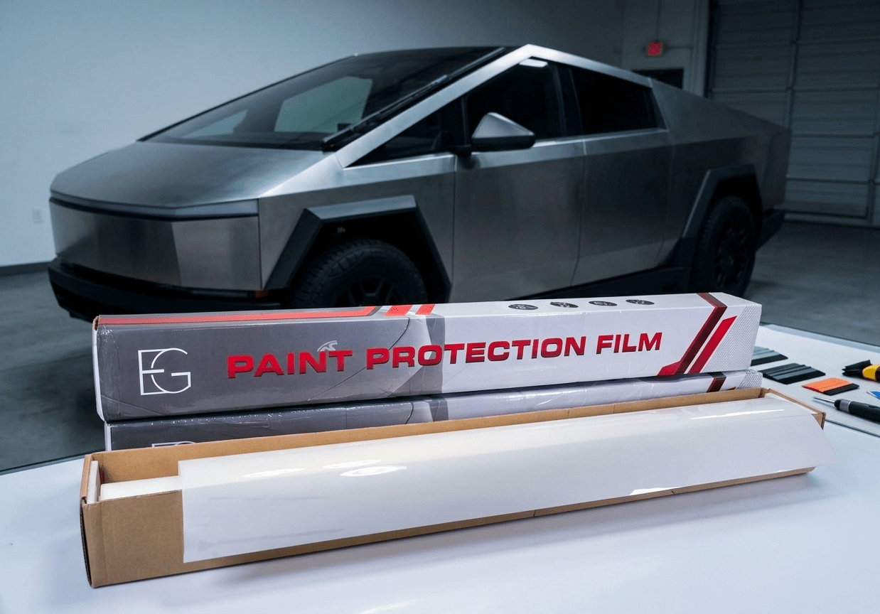 EG FILM TPU-G3 Master Series 6.5 Mil Paint Protection Film with Lubrizol base, clear and flexible for vehicle paint protection.