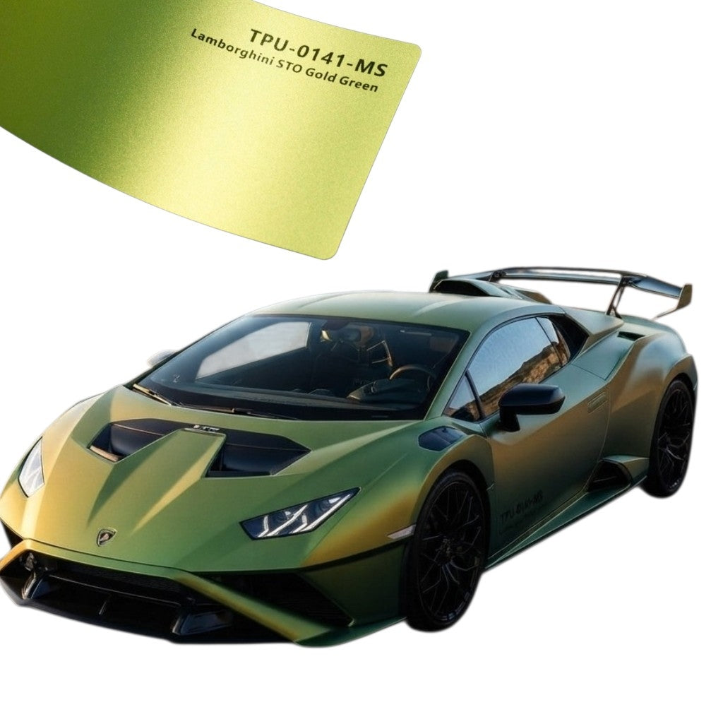 CyberSkin Shield TPU-0141-MS Lamborghini STO Gold Green