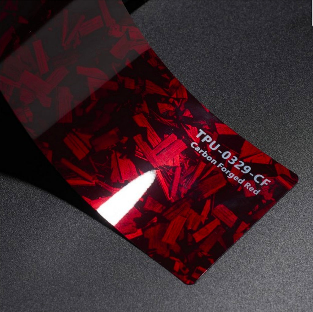 CyberSkin Shield TPU-0329-CF Carbon Forged Red
