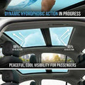 EG FILM Titan Glass Guard Ultra Duty paint protection film, 7.5mil PPF with VLT 71%, UVR 98%, IRR 95% visible on vehicle surface.