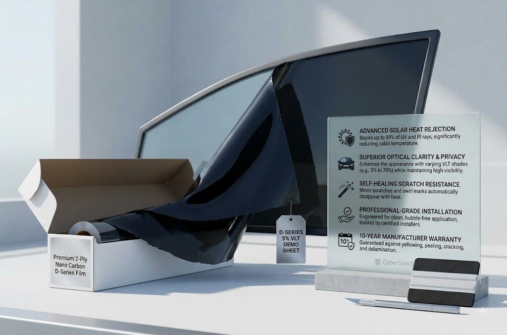 High-Performance Nano Carbon D Series Automotive Film